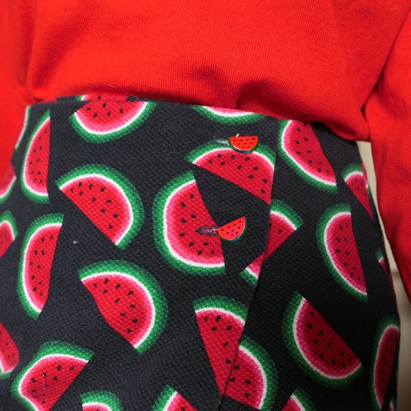 Handmade watermelon wrap skirt - Picture 3 of 4